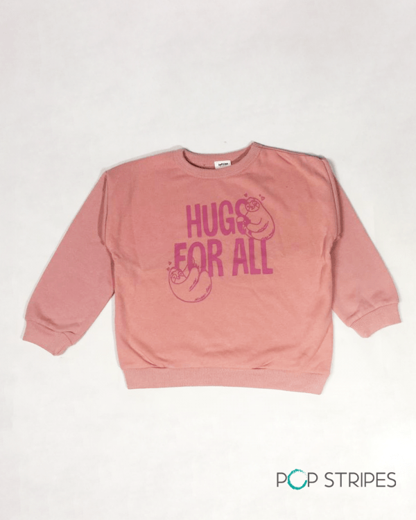 girls sweatshirt hugs for all