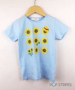 sunflower blue shirt